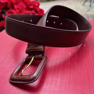 Ralph Lauren Made in Italy Women’s Leather Belt Brown Size 30